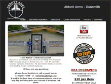 Tablet Screenshot of abbottarms.com